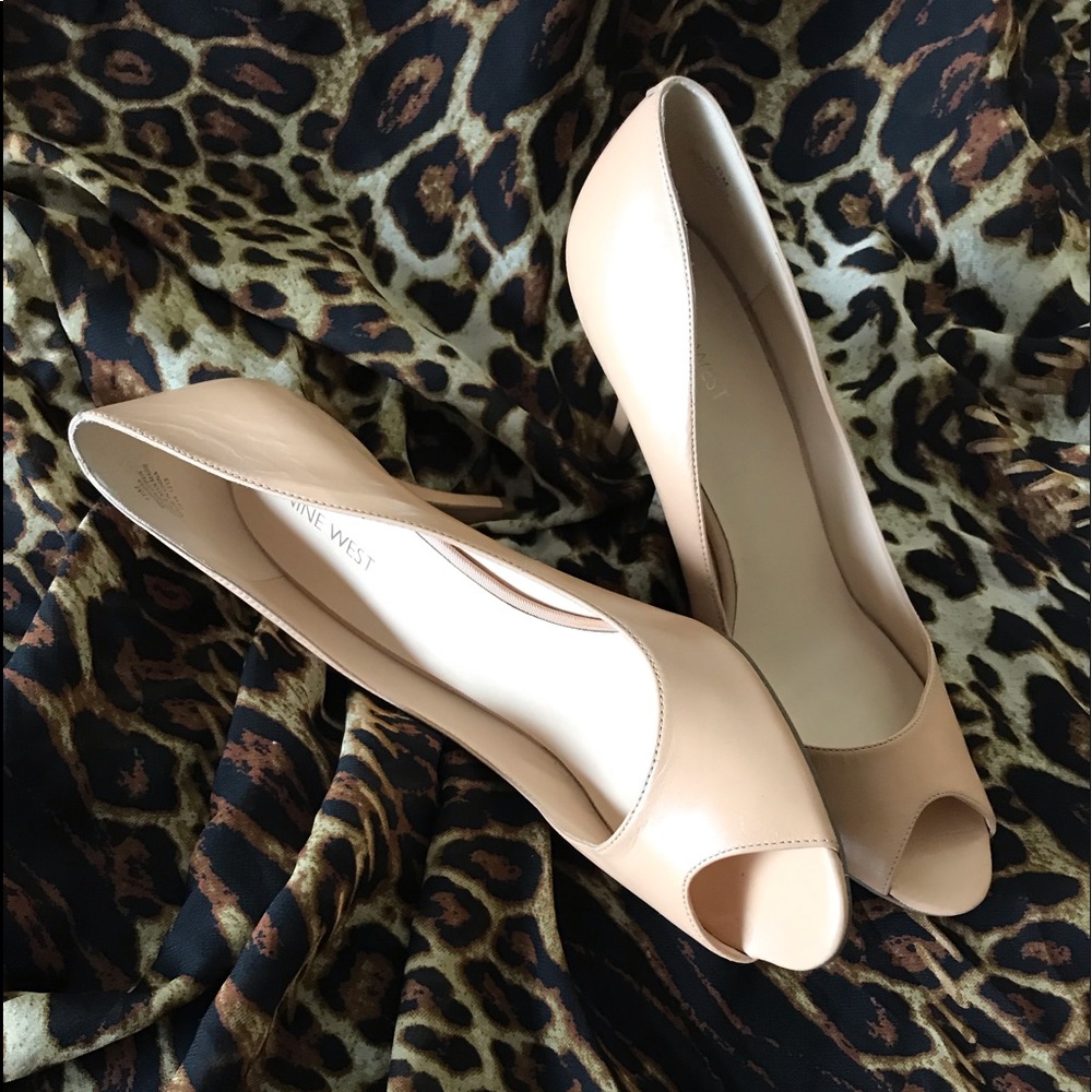 Size 11 Nine West Peep Toe Pumps